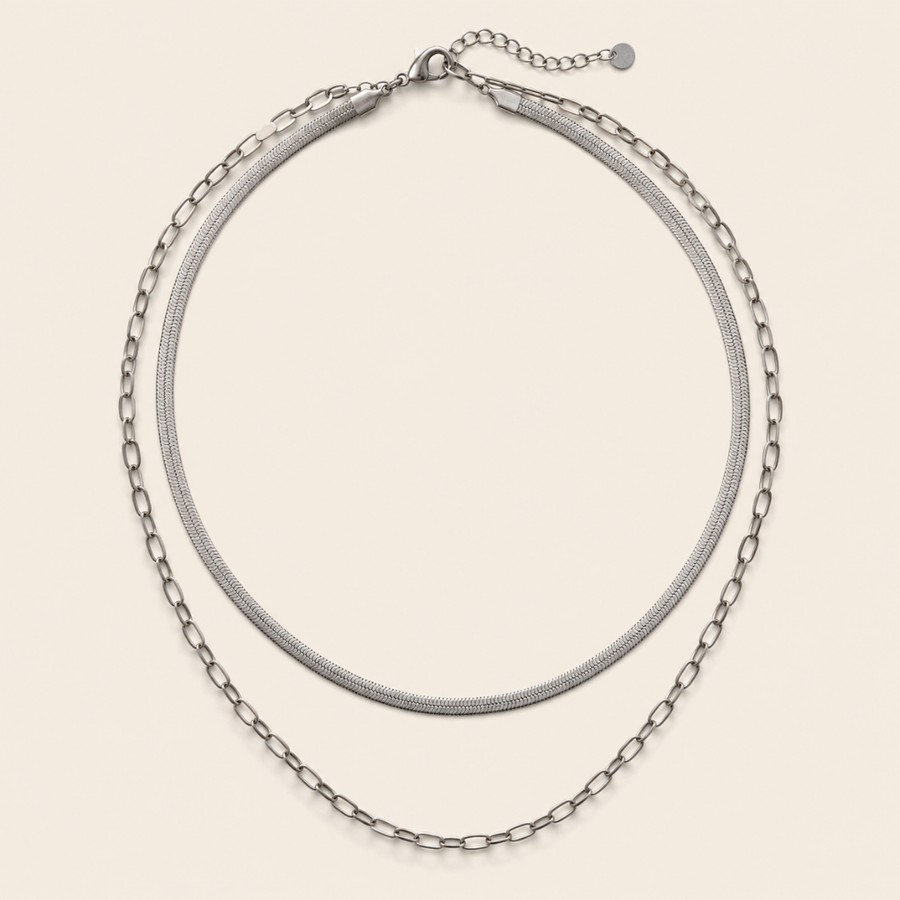 Aline | Collar Doble Capa Elegante