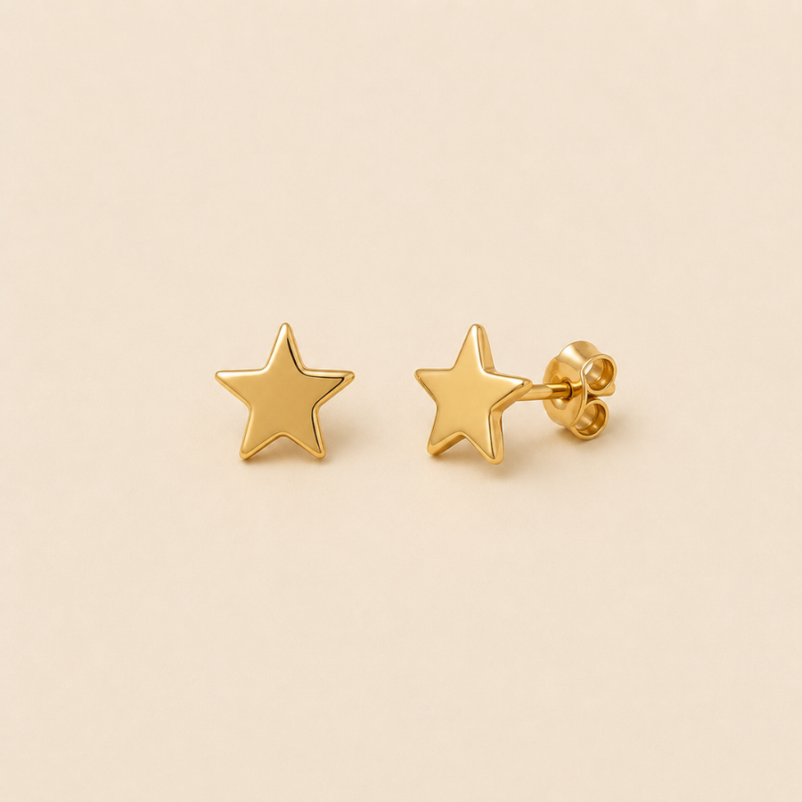 Sol | Pendientes de Estrella Pequeños