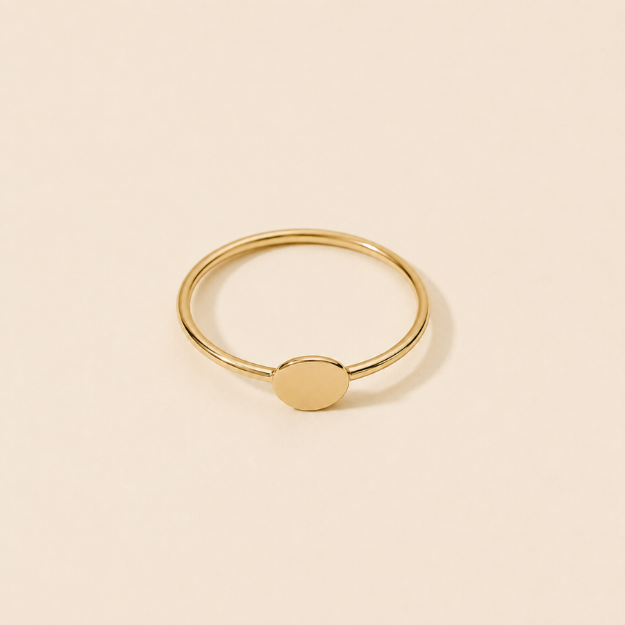 Esmee | Anillo con Placa Lisa